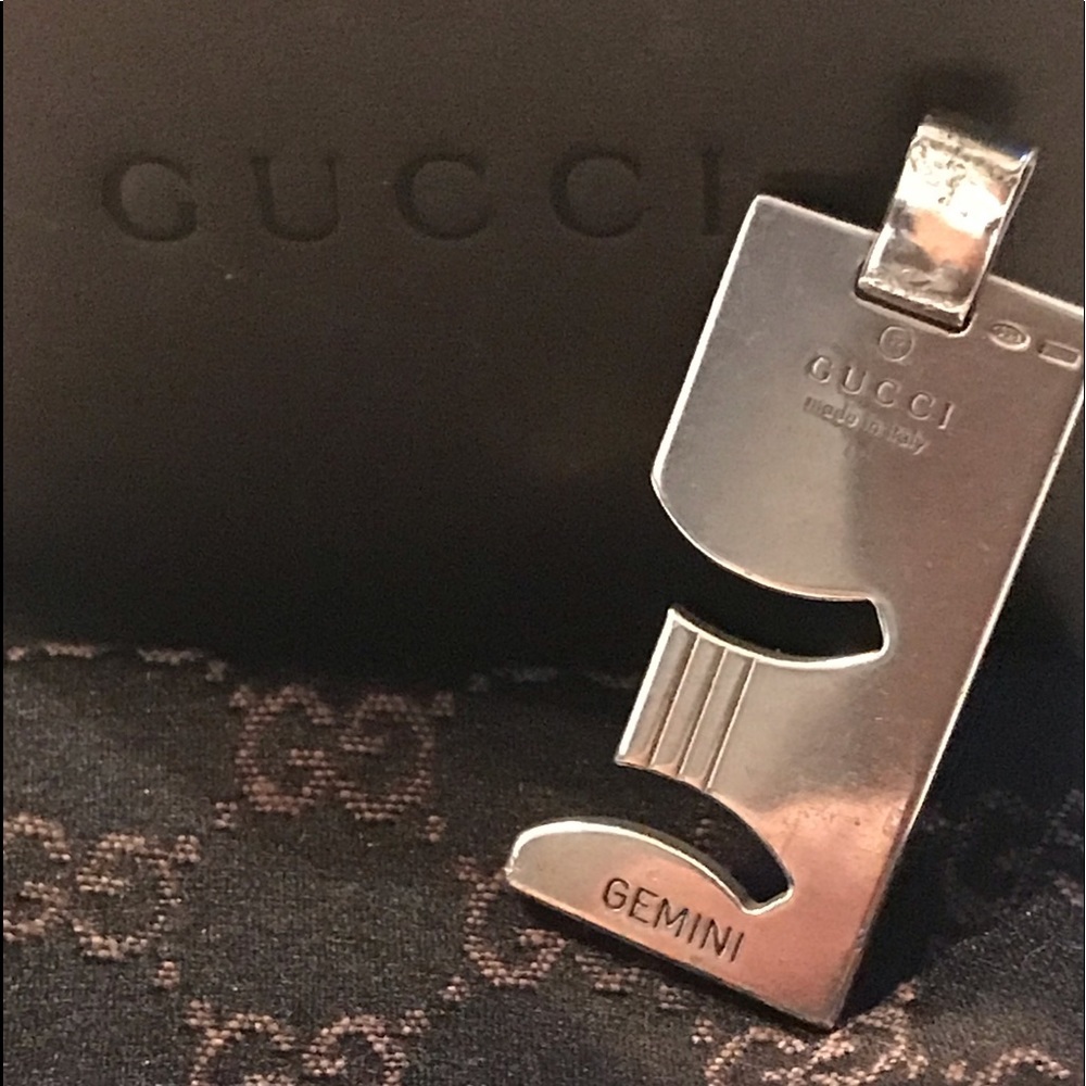 Gucci Gemini 925 Silver Pendant - Picture 6 of 8
